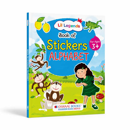 Lil Legends Books of Stickers Numbers and Alphabets | Set of 2 for Kids Age 3+ | Learn ABC and Counting With Fun Activities | Educational Workbook For Toddlers | For Nursery/LKG/UKG 