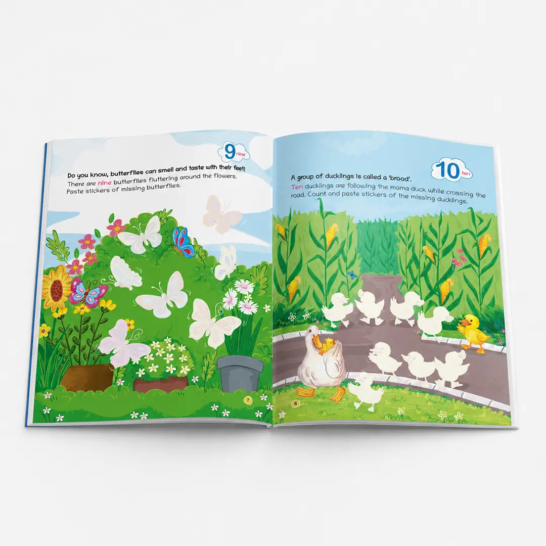 Lil Legends Book Of Stickers Numbers for  Age 3+ | Learn 123 and Counting with Fun Sticker Activities | Early Learning Educational Workbook | For Toddlers/Preschoolers/Nursery/LKG 