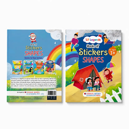 Lil Legends Book of Stickers Shapes for Age 3+ | Learn Shapes with Fun Sticker Activities | Early Learning Educational Workbook | For Toddlers/Preschoolers/Nursery/LKG 