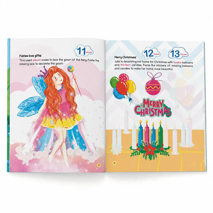 Lil Legends Books of Stickers Numbers and Alphabets | Set of 2 for Kids Age 3+ | Learn ABC and Counting With Fun Activities | Educational Workbook For Toddlers | For Nursery/LKG/UKG 
