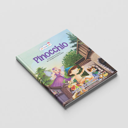 Lil Legends Re-Imagined Classics for Kids | Pinocchio | Illustrated Classic Story Book | Vocabulary, Imagination & Moral Values | Picture Book | Age 7+ Years