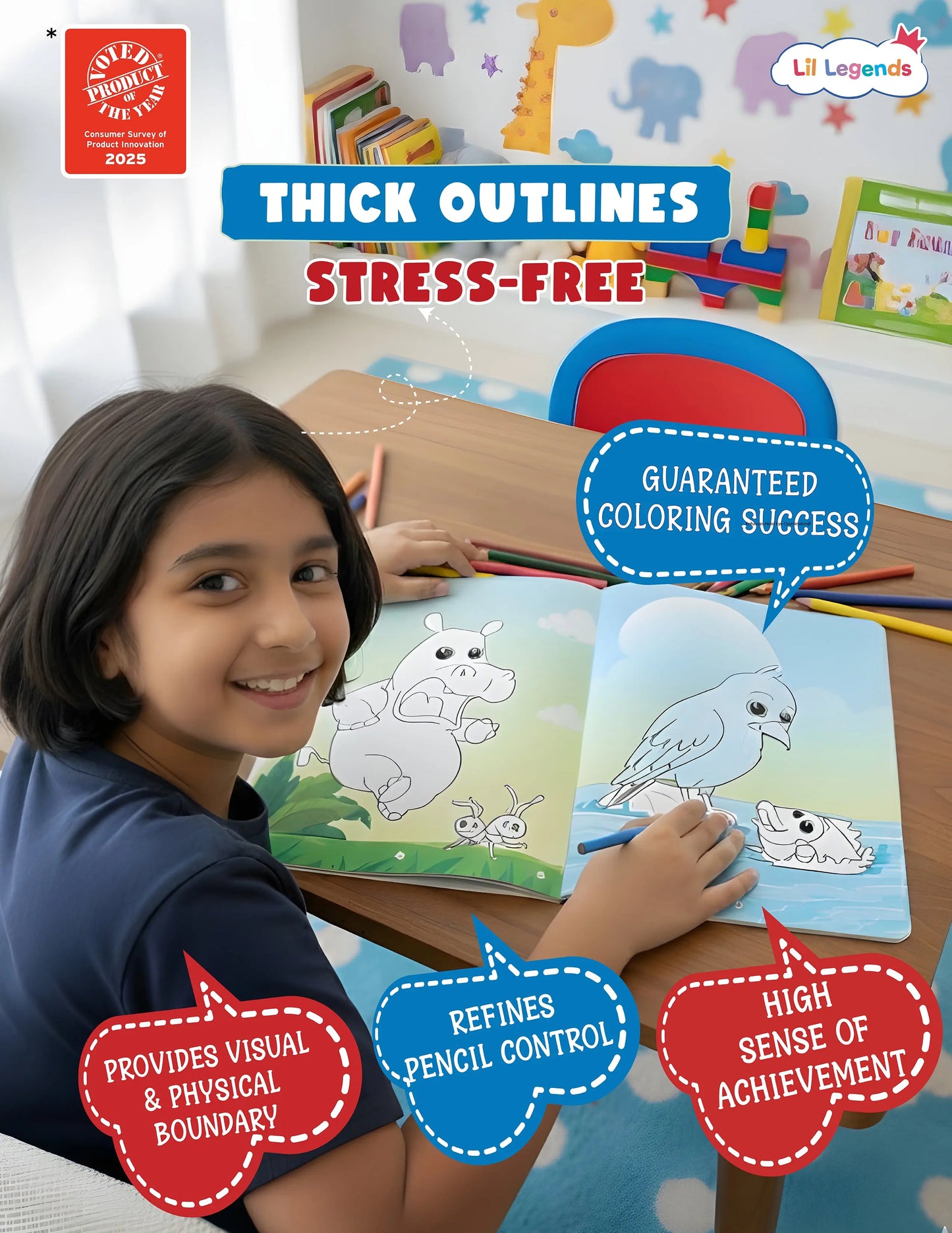 Jumbo Colouring Book Vol 3 | Next Step for Preschoolers Ages 3-5 