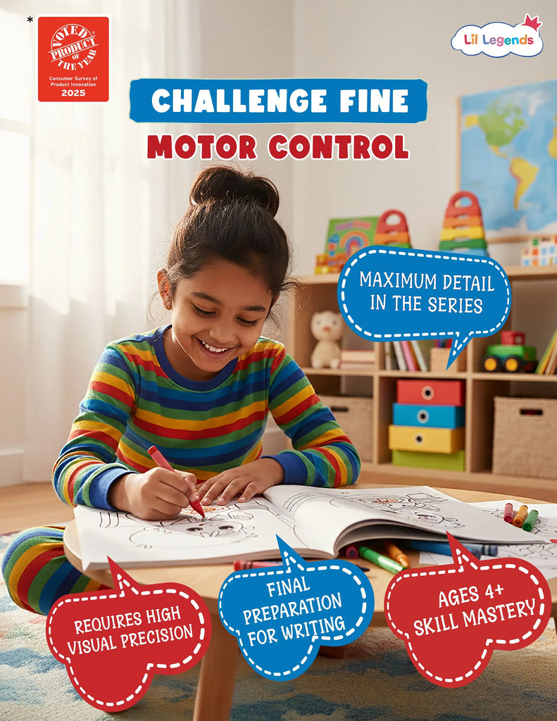 Jumbo Colouring Book Vol 4 | Final Mastery for School Readiness (Ages 4-7) 