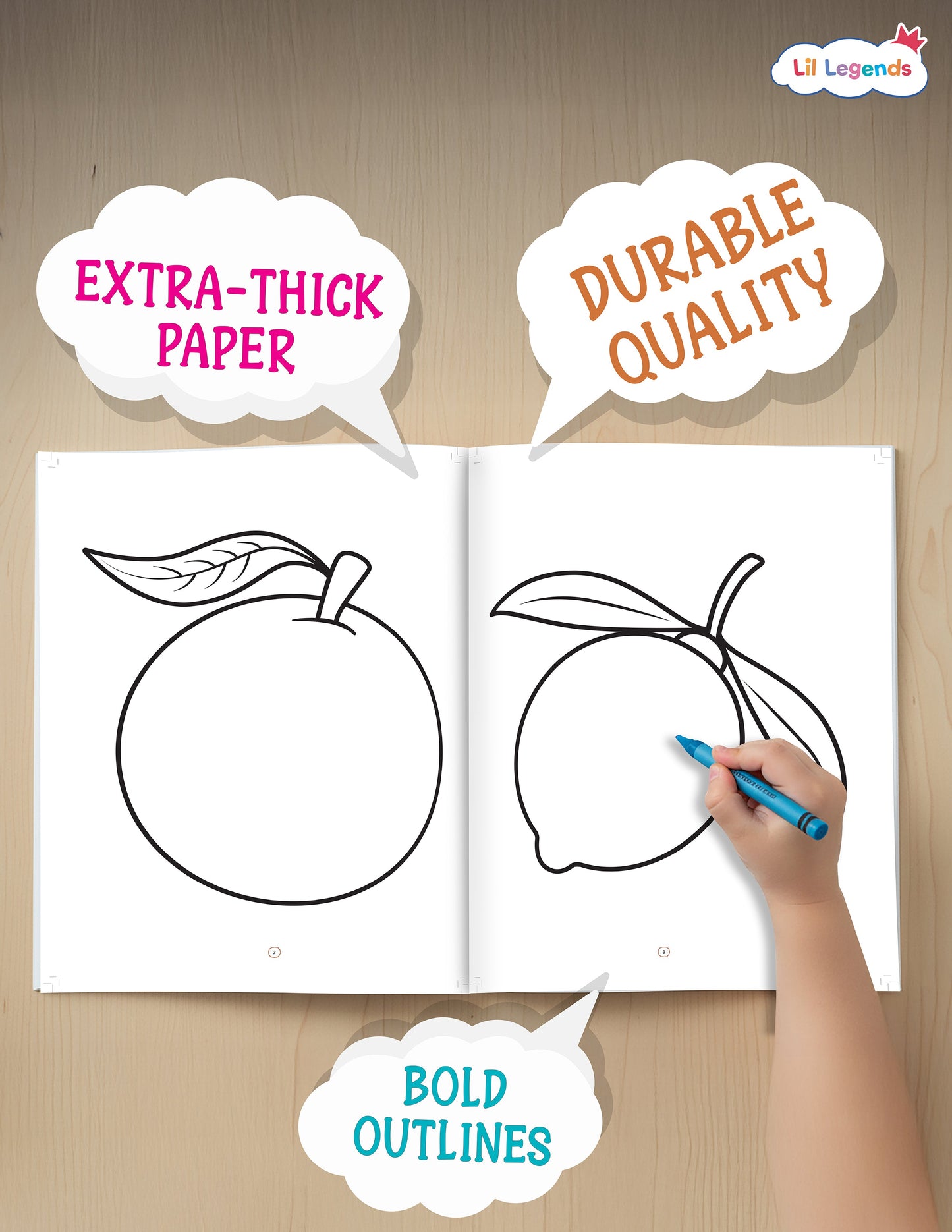 Jumbo Colouring Book Boxset The Complete Activity Collection | Set of 4 Volumes | Ages 3+ | Lil Legends 