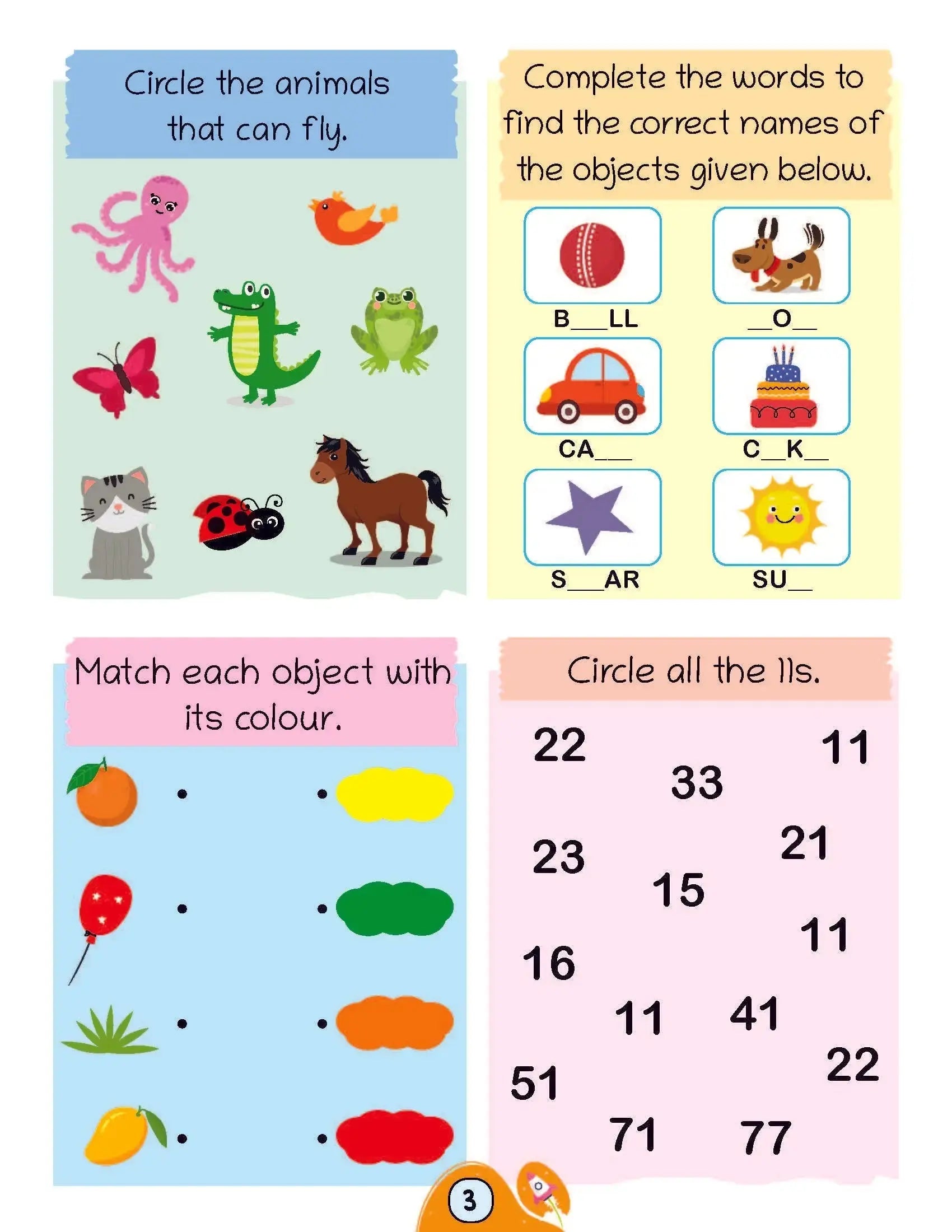 Lil Legends Book of Activities For kids, Age 5+