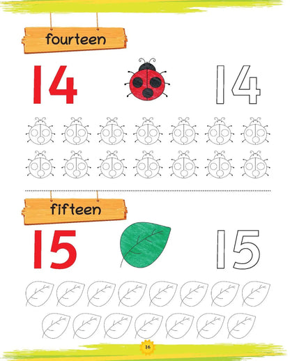 Lil Legends Book Of Copy Colouring Numbers for Kids | Fun Activity Book to Boost Focus, Vocabulary and Creativity  | For Nursery/LKG/UKG | Age 3+ 