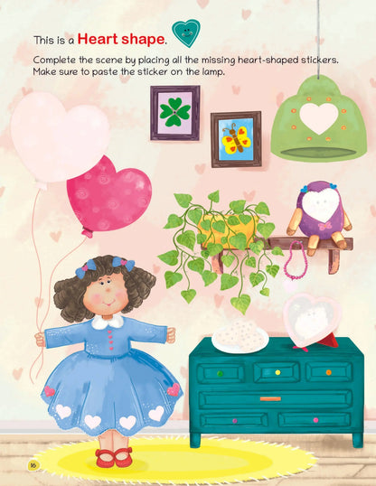 Lil Legends Stickers Book for Kids to Learn about Shapes | 2 to 3 Year Old |