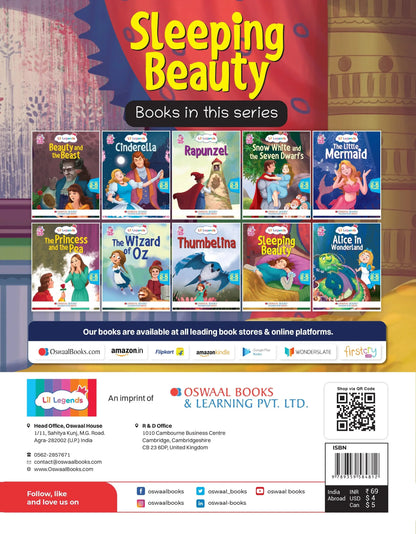Lil Legends Fairy Tales for Kids | Sleeping Beauty | Illustrated Story Book | Bed Time Story Book | Classic Tale Picture Book | Ages 2–5 Years |