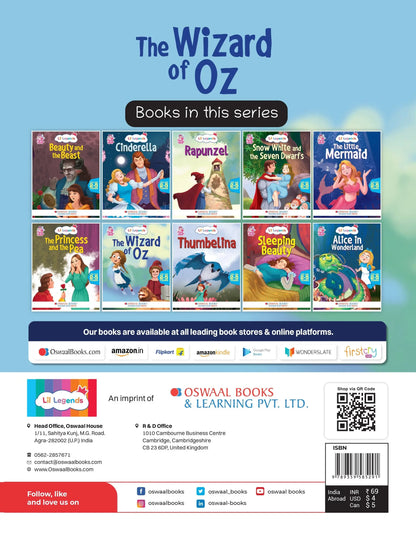 Lil Legends Fairy Tales for Kids | The Wizard of Oz | Illustrated Story Book | Bed Time Story Book | Classic Tale Picture Book | Ages 2–5 Years |