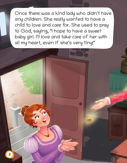 Lil Legends Fairy Tales for Kids | Thumbelina | Illustrated Story Book | Bed Time Story Book | Classic Tale Picture Book | Ages 2–5 Years |