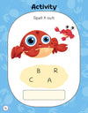 Lil Legends Fascinating Sea Animal Books- CRAB, OCTOPUS, TURTLE and WHALE (Set of 4 Books) Exciting Illustrated Books for kids, Age 2+ Oswaal Books and Learning Private Limited
