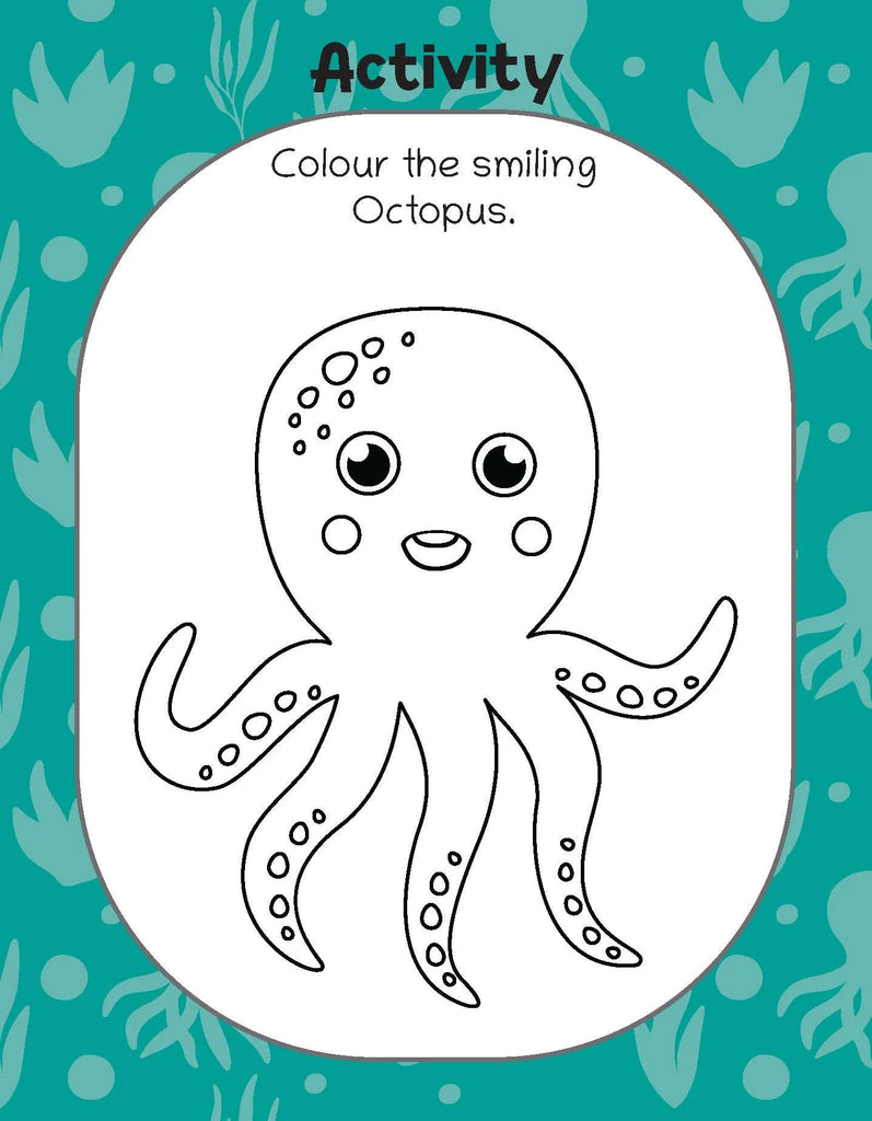 Lil Legends Fascinating Sea Animal Books- CRAB, OCTOPUS, TURTLE and WHALE (Set of 4 Books) Exciting Illustrated Books for kids, Age 2+ Oswaal Books and Learning Private Limited