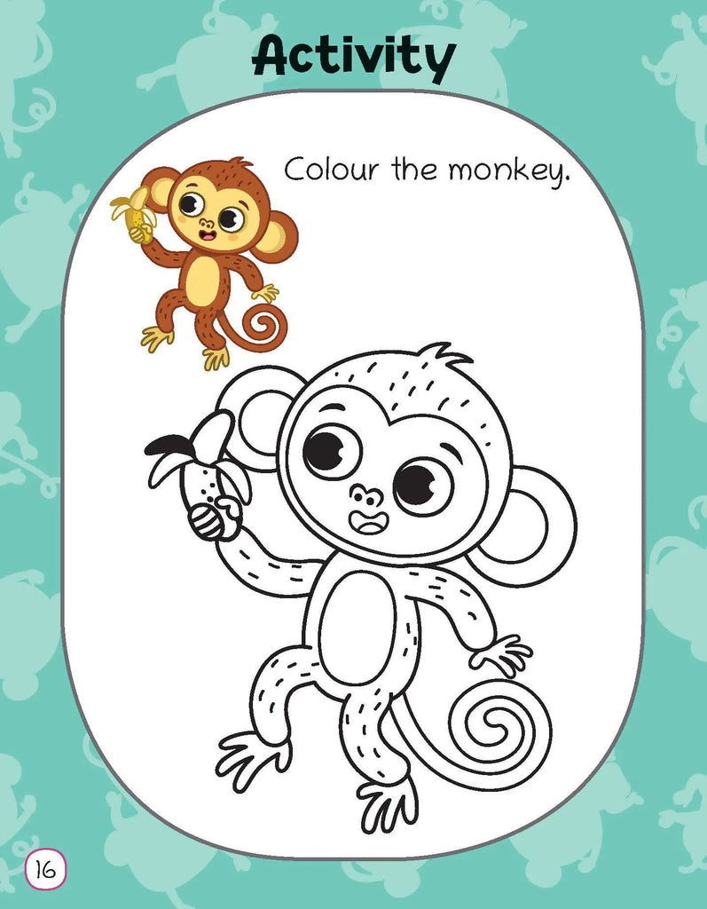 Lil Legends Fascinating Wild Animal Books- ELEPHANT, LION, MONKEY and WOLF (Set of 4 Books) Exciting Illustrated Books for kids, Age 2+ Oswaal Books and Learning Private Limited