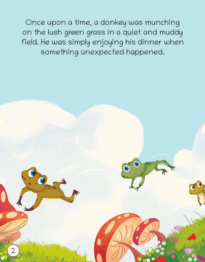 Lil Legends Illustrated Moral Stories - Frogs And The Donkey | The Camel Revenge | The Hungry Dogs | The Clever Fox | The Vain Crows | Set of 5 Books Preschool For Kids Oswaal Books and Learning Private Limited