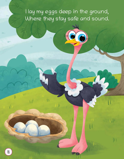 Lil Legends Know Me Series Birds - I am an Ostrich | Illustrated Picture Book for Kids Age 2+ Years | Fun Facts & Engaging Stories About Birds for Early Learning