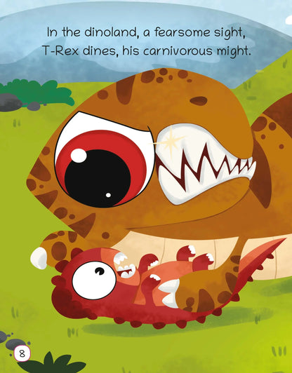 Lil Legends Know Me Series Dinosaurs - Set of 4 Illustrated Books for Kids Age 2+ Years | I am a T-Rex, Triceratops, Stegosaurus & Apatosaurus | Fun Facts Picture Book for Children
