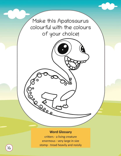 Lil Legends Know Me Series Dinosaurs - I am an Apatosaurus | Illustrated Picture Book for Kids Age 2+ Years | Fun Facts & Engaging Stories About Dinosaurs for Early Learning