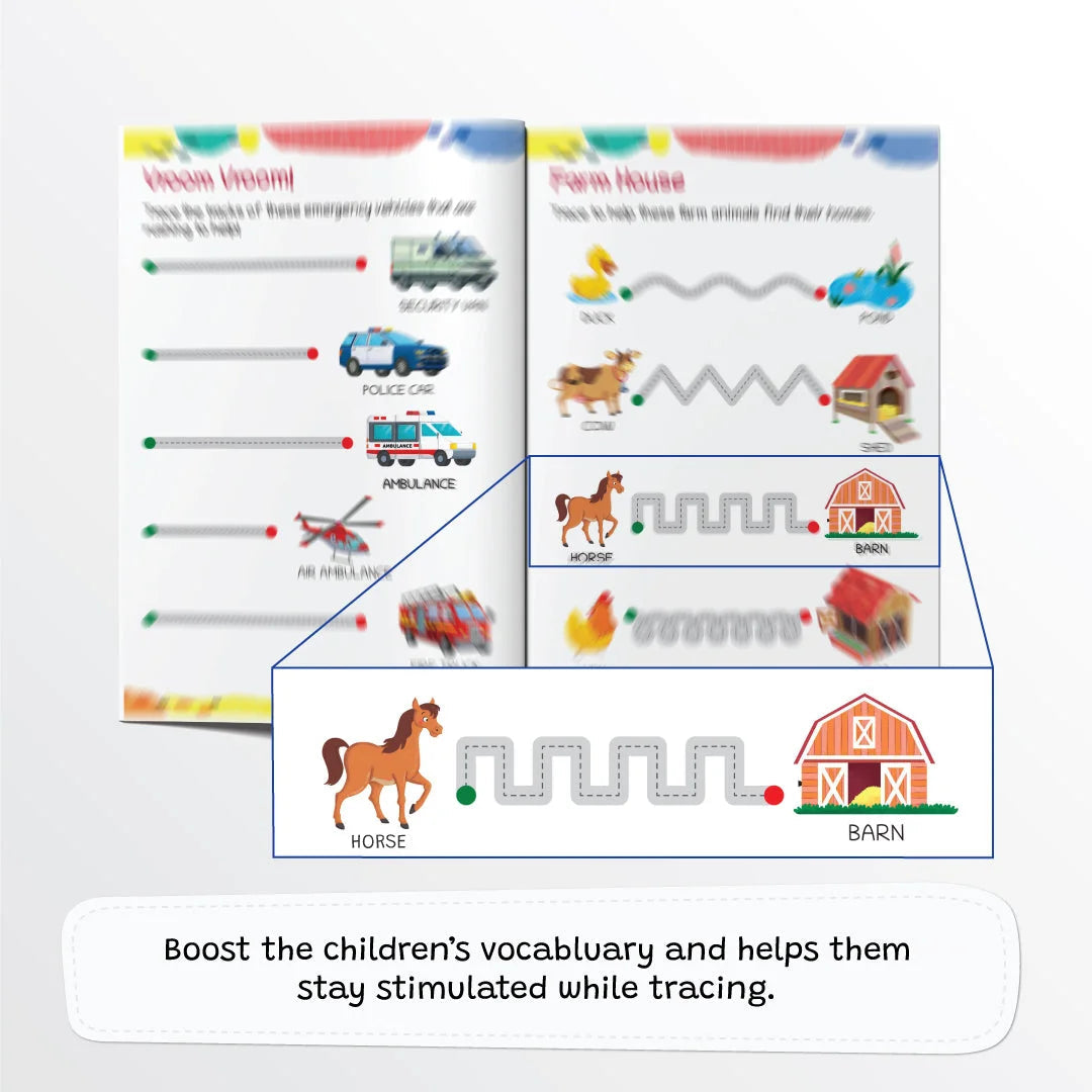 Lil Legends Lines & Patterns Tracing Book, Level-0 | Writing Practice Book  for Kids | Age- 2 to 3 Years| Oswaal Books and Learning Private Limited