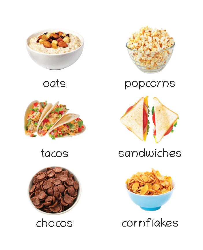 Lil Legends Picture Book for Kids, Age 1+, To learn about Foods - Oswaal Books and Learning Pvt Ltd