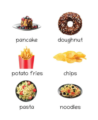 Lil Legends Picture Book for Kids Age 1+ Years - Learn About Foods | Early Learning Illustrated Book with Colourful Pictures | First Words Book for Toddlers & Preschoolers