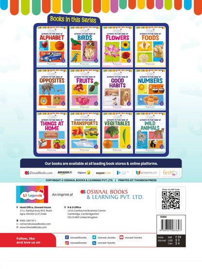 Lil Legends Picture Book for Kids Age 1+ Years - Learn About Numbers (1,2,3) | Early Learning Illustrated Book with Colourful Pictures | First Counting Book for Toddlers & Preschoolers