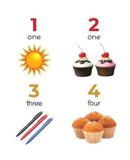 Lil Legends Picture Book for Kids Age 1+ Years - Learn About Numbers (1,2,3) | Early Learning Illustrated Book with Colourful Pictures | First Counting Book for Toddlers & Preschoolers