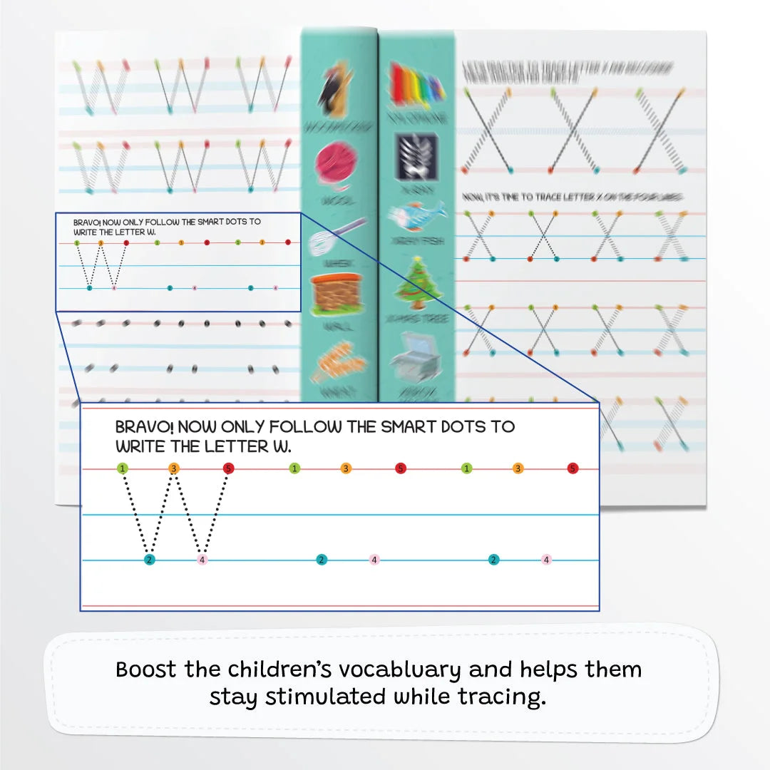 Lil Legends Uppercase Tracing & Vocabulary Book Level-2 | Writing Practice Book for Kids, | Age- 3 to 5 Years| Oswaal Books and Learning Private Limited