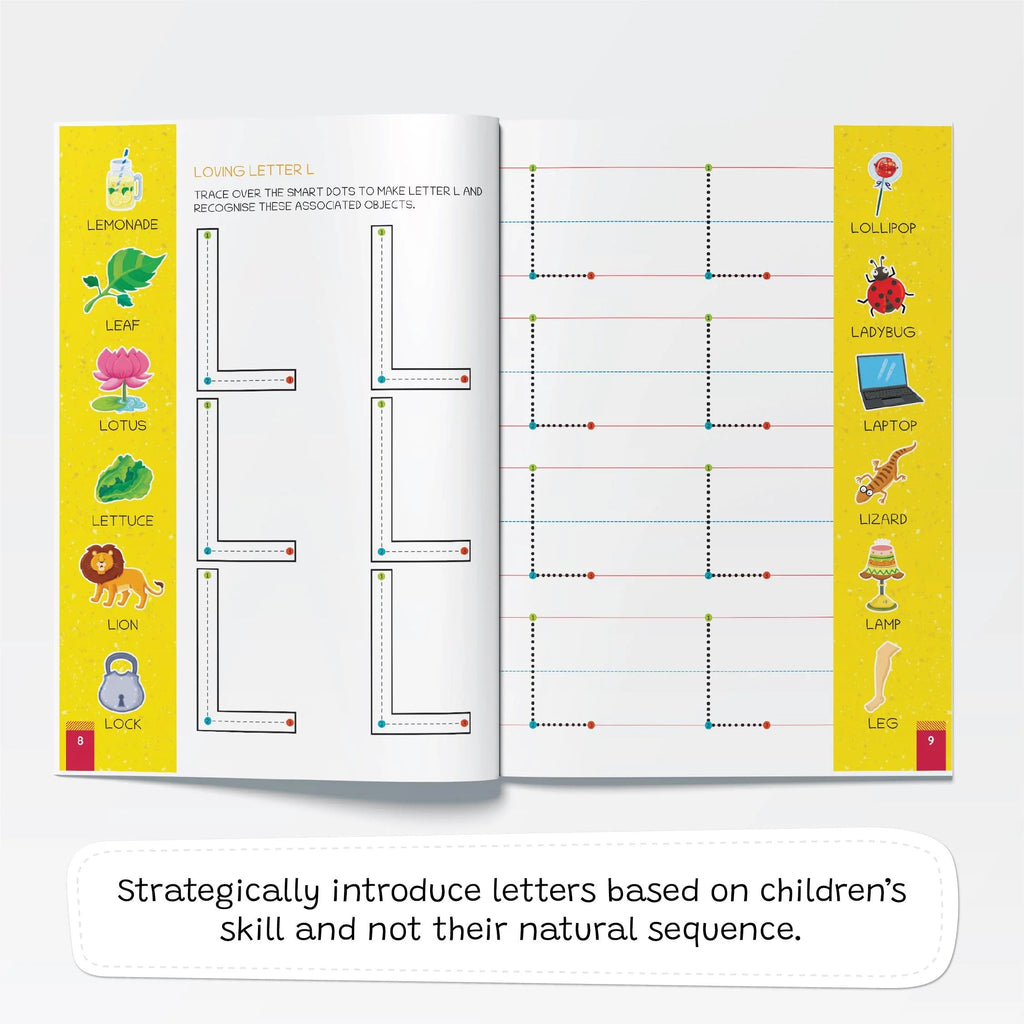 Lil Legends Uppercase Tracing & Vocabulary Writing Practice Book for Kids, Level-1 | Age- 3 to 5 Years| Oswaal Books and Learning Private Limited
