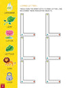 Lil Legends Writing Practice Boxset (Set of 2 Books) Number Tracing & Activity Book; Uppercase Tracing & Vocabulary Book For Kids, Level-1 | 2 To 5 Year Old - Oswaal Books and Learning Pvt Ltd