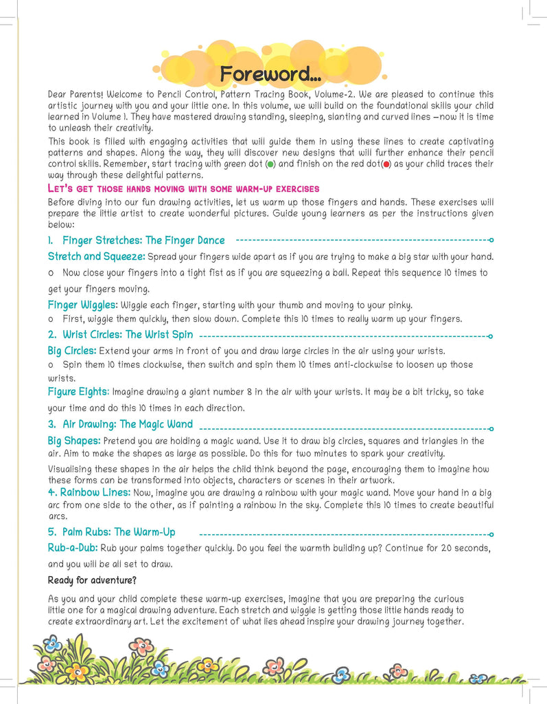 Lil Legends: My First Patterns Book – Pencil Control & Tracing Activities for Kids Ages 3+ | Early Learning Writing Practice for Preschoolers (2-5 Years) – Vol. 1 & 2 Oswaal Books and Learning Private Limited
