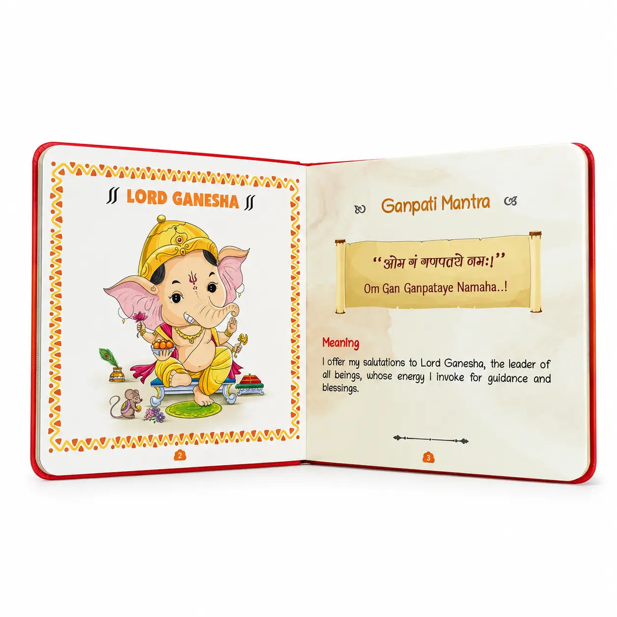 Lil Legends Shlokas & Mantras Padded Board Book for Kids | Sanskrit Prayers & Verses with Illustrations | Cultural Learning Picture Book | Age 2+ Years | Padded Cover Edition 