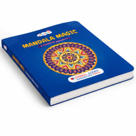 Lil Legends Mandala Magic Colouring Book for Kids & Adults | Bold Mandala Designs | Focus, Fine Motor Skills & Mindfulness | Calming Activity Book | Age 5+ 