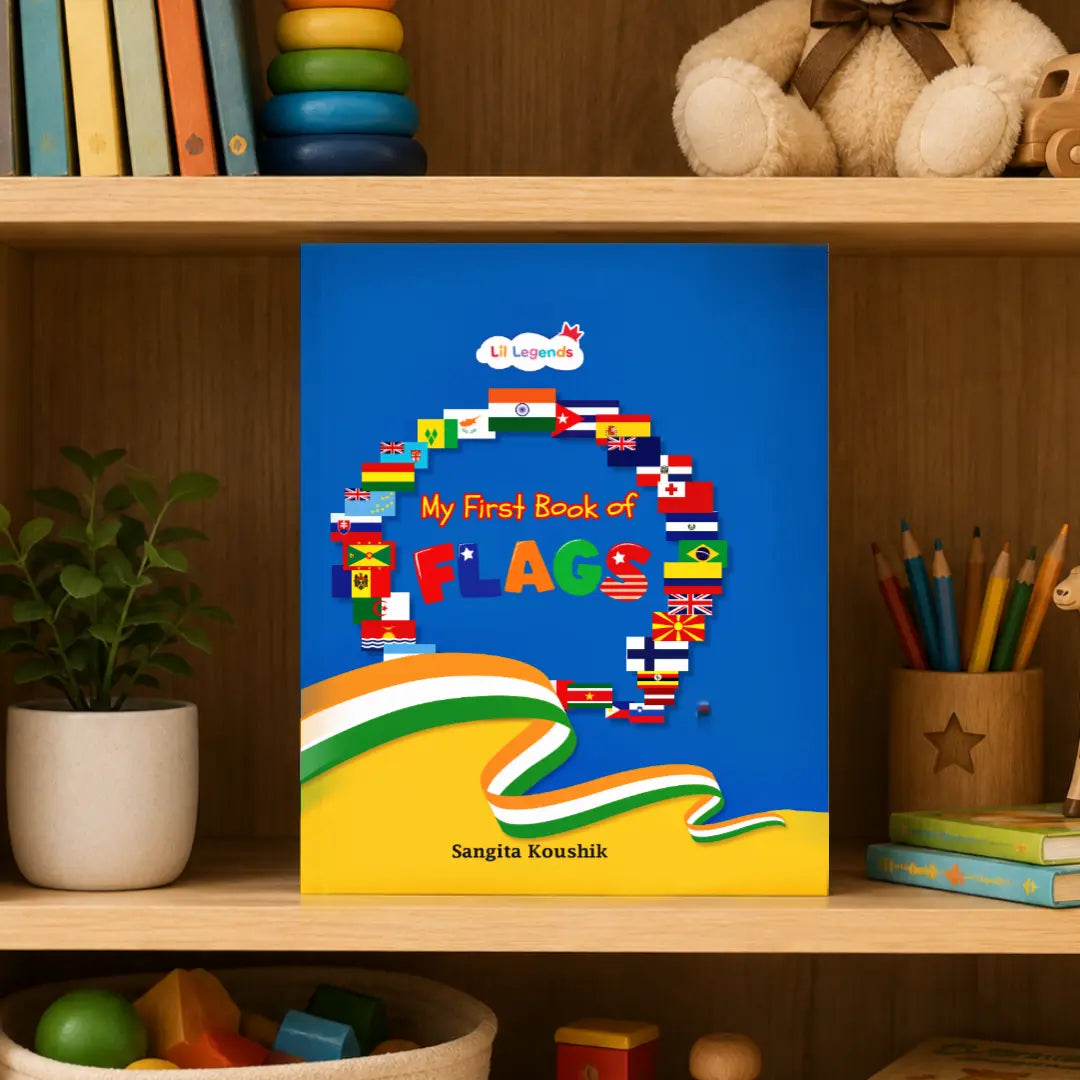 Lil Legends My First Book of Flags for Kids | Illustrated World Flags Picture Book | Builds Knowledge of Countries, Cultures & Visual Learning | Age 4+ Years 