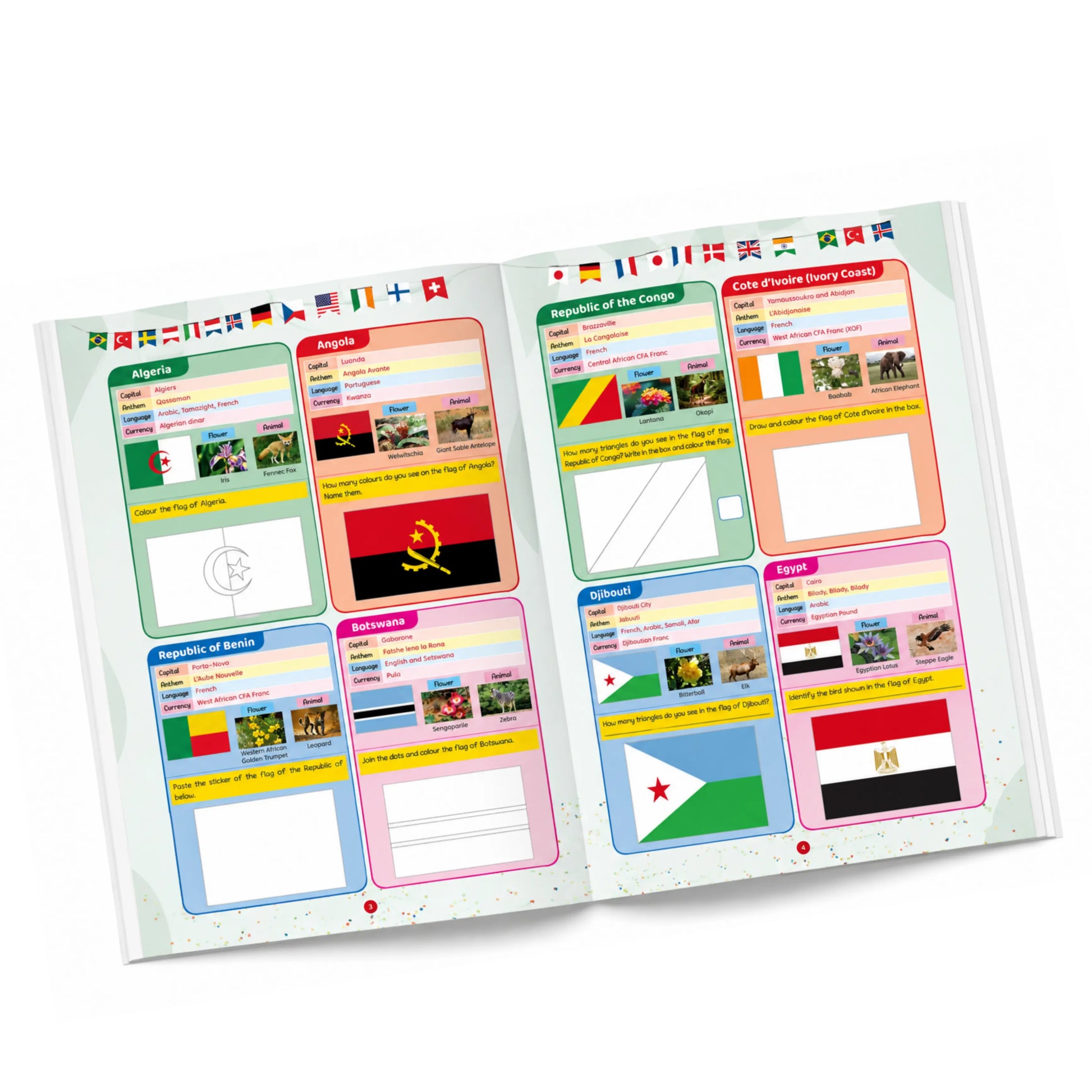 Lil Legends My First Book of Flags for Kids | Illustrated World Flags Picture Book | Builds Knowledge of Countries, Cultures & Visual Learning | Age 4+ Years 