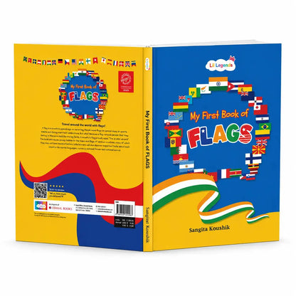 Lil Legends My First Book of Flags for Kids | Illustrated World Flags Picture Book | Builds Knowledge of Countries, Cultures & Visual Learning | Age 4+ Years 
