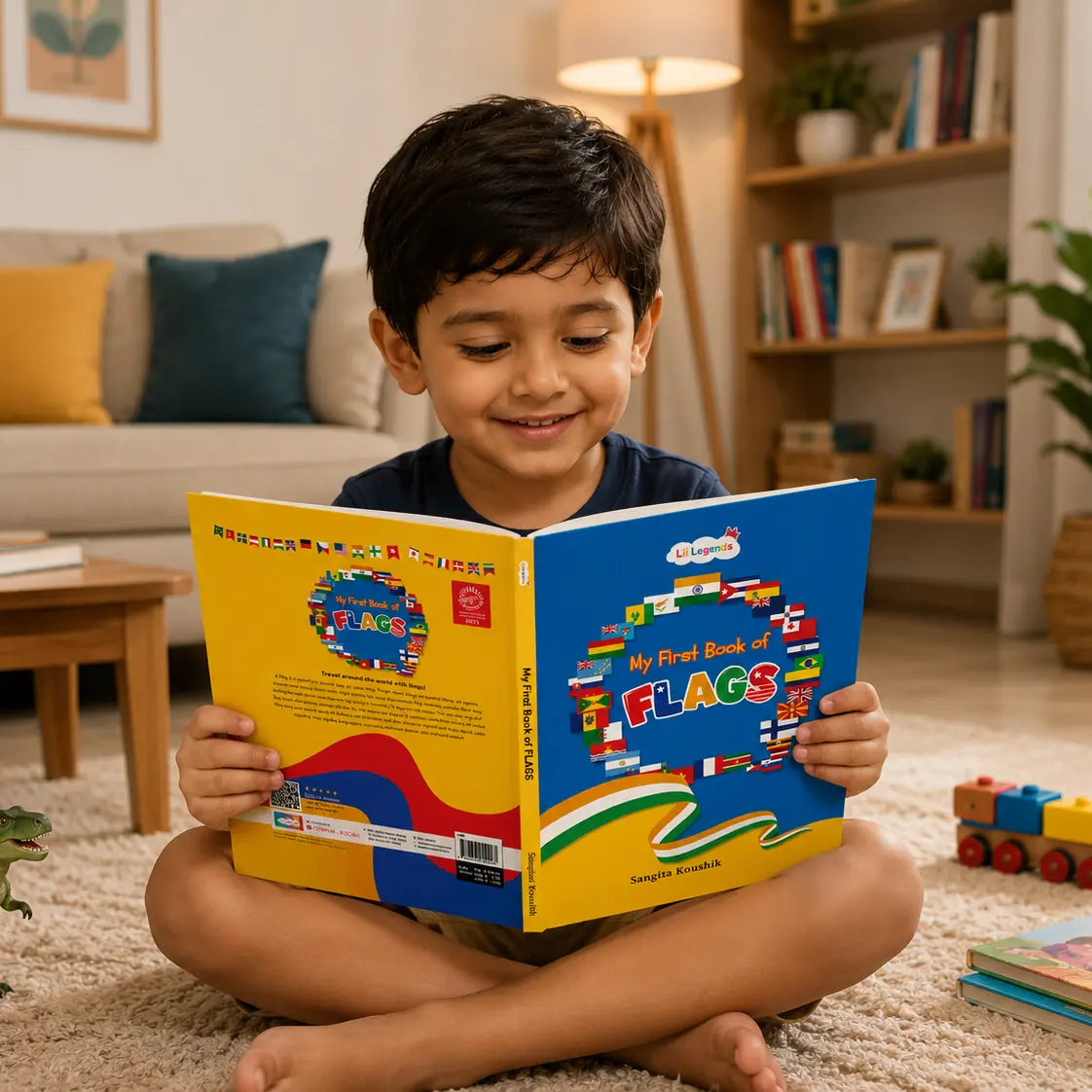 Lil Legends My First Book of Flags for Kids | Illustrated World Flags Picture Book | Builds Knowledge of Countries, Cultures & Visual Learning | Age 4+ Years 