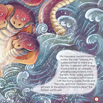 Lil Legends My Little Board Book of Mythological Tales of Lord Krishna for Kids Age 3+ Years - Enchanting Indian Stories with Colourful Illustrations | Hindu Mythology Picture Book