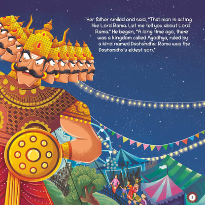 Lil Legends My Little Board Book of Mythological Tales of Lord Rama for Kids Age 3+ Years - Enchanting Indian Stories with Colourful Illustrations | Hindu Mythology Picture Book