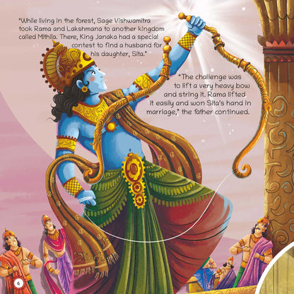 Lil Legends My Little Board Book of Mythological Tales of Lord Rama for Kids Age 3+ Years - Enchanting Indian Stories with Colourful Illustrations | Hindu Mythology Picture Book