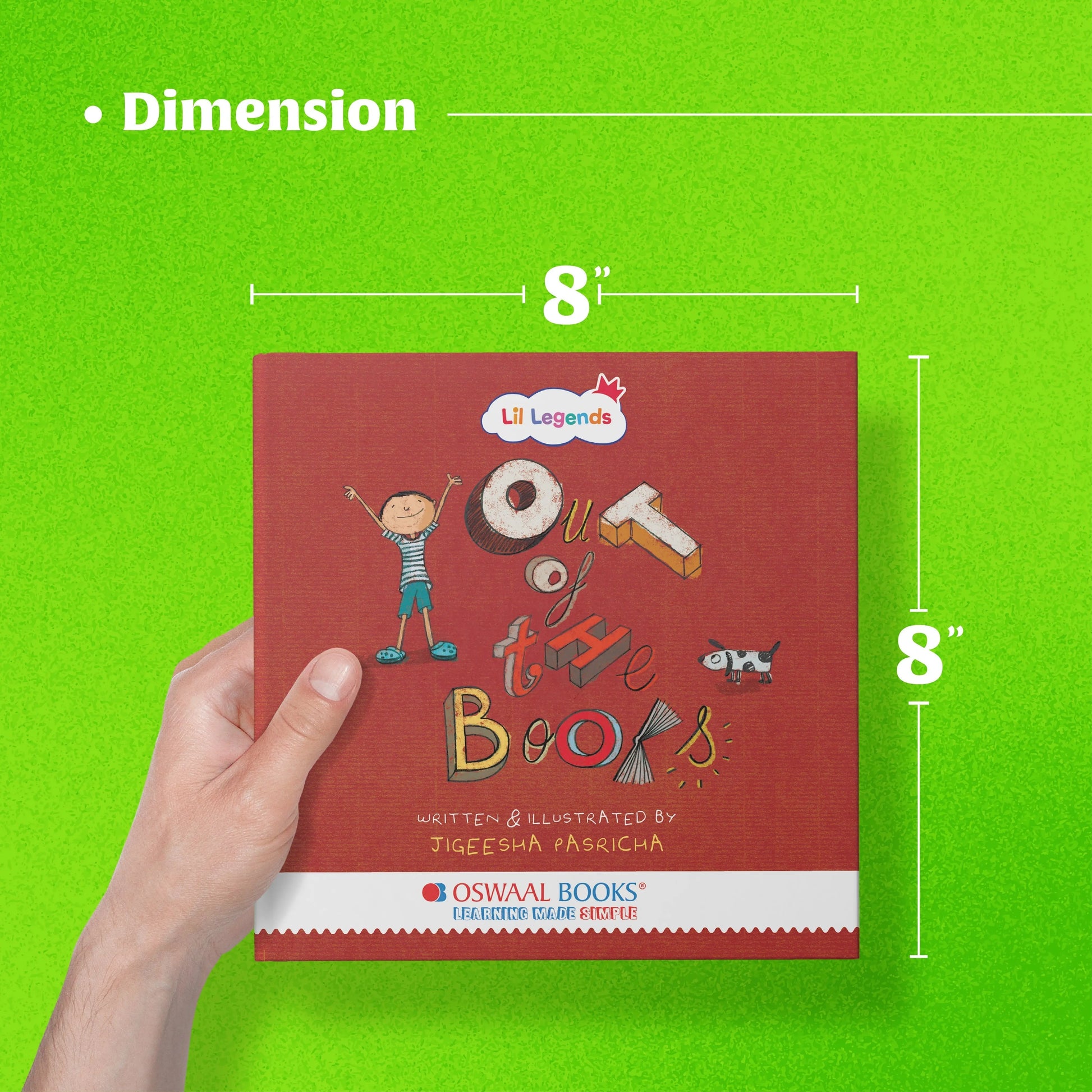 Lil Legends Out of The Books - Illustrated Poem Book for Kids | Fun English Rhymes & Poetry Collection with Colourful Pictures | Age 5-10 Years| Written & Illustrated by Jigeesha Pasricha 
