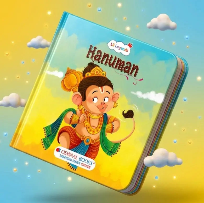 Lil Legends My Little Board Book of Mythological Tales of Lord Hanuman for Kids Age 3+ Years | Enchanting Indian Stories with Colourful Illustrations | Hindu Mythology Picture Book 