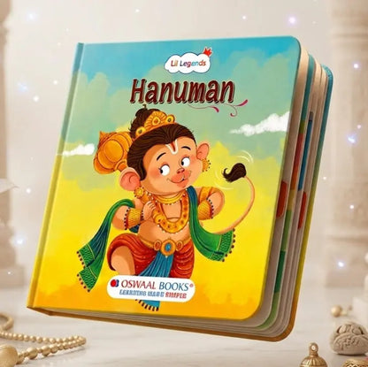 Lil Legends My Little Board Book of Mythological Tales of Lord Hanuman for Kids Age 3+ Years | Enchanting Indian Stories with Colourful Illustrations | Hindu Mythology Picture Book 