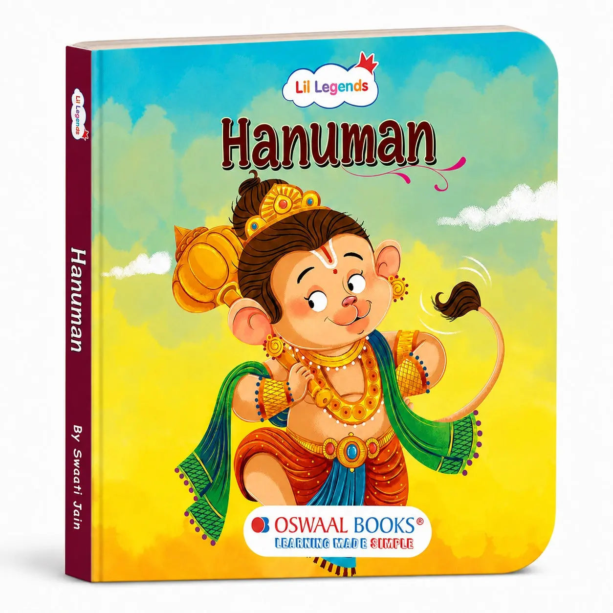 Lil Legends My First Collection of Mythological Tales of Hindu Gods & Goddesses - Set of 5 Board Books for Kids Age 3+ Years | Lord Ganesha, Hanuman, Krishna, Rama & Goddess Saraswati 