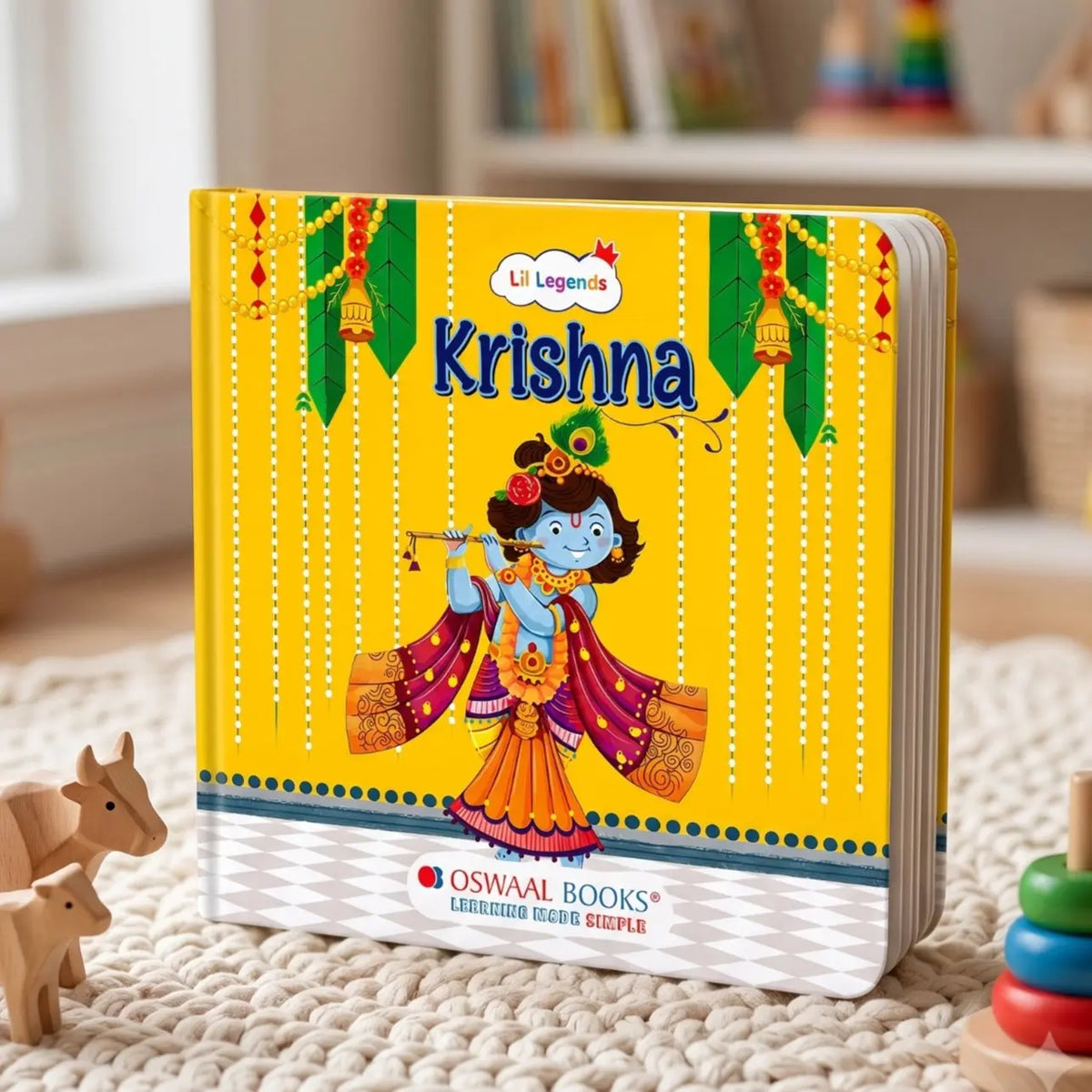 Lil Legends My Little Board Book of Mythological Tales of Lord Krishna for Kids Age 3+ Years | Enchanting Indian Stories with Colourful Illustrations | Hindu Mythology Picture Book 