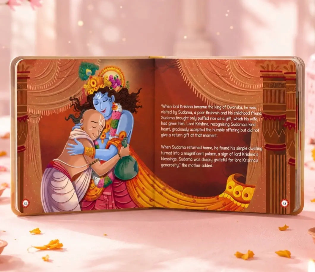 Lil Legends My Little Board Book of Mythological Tales of Lord Krishna for Kids Age 3+ Years | Enchanting Indian Stories with Colourful Illustrations | Hindu Mythology Picture Book 
