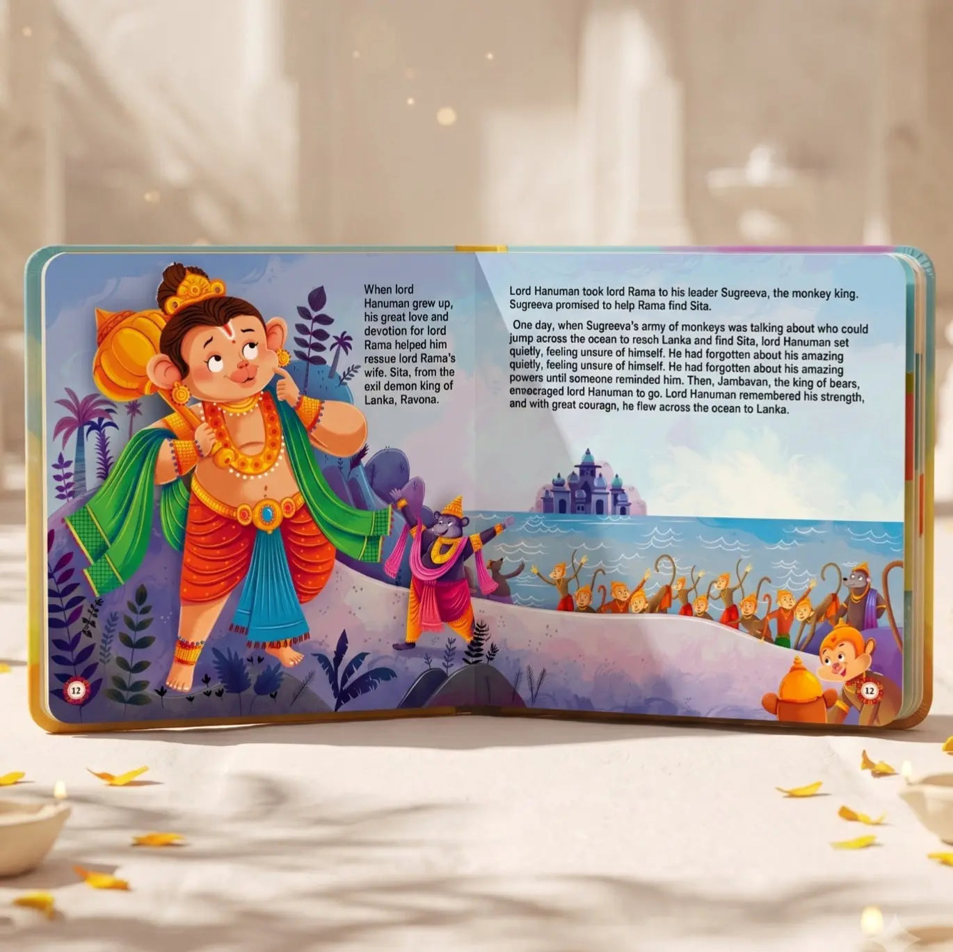 Lil Legends My Little Board Book of Mythological Tales of Lord Hanuman for Kids Age 3+ Years | Enchanting Indian Stories with Colourful Illustrations | Hindu Mythology Picture Book 