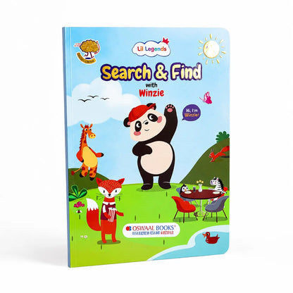 Lil Legends Interactive Learning Activity Book Search and Find with Winzie | Picture Puzzles | Builds Observation, Attention to Detail and Focus | For Nursery/LKG/UKG | Age 3-6 