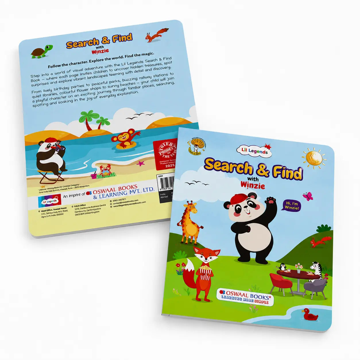 Lil Legends Interactive Learning Activity Book Search and Find with Winzie | Picture Puzzles | Builds Observation, Attention to Detail and Focus | For Nursery/LKG/UKG | Age 3-6 