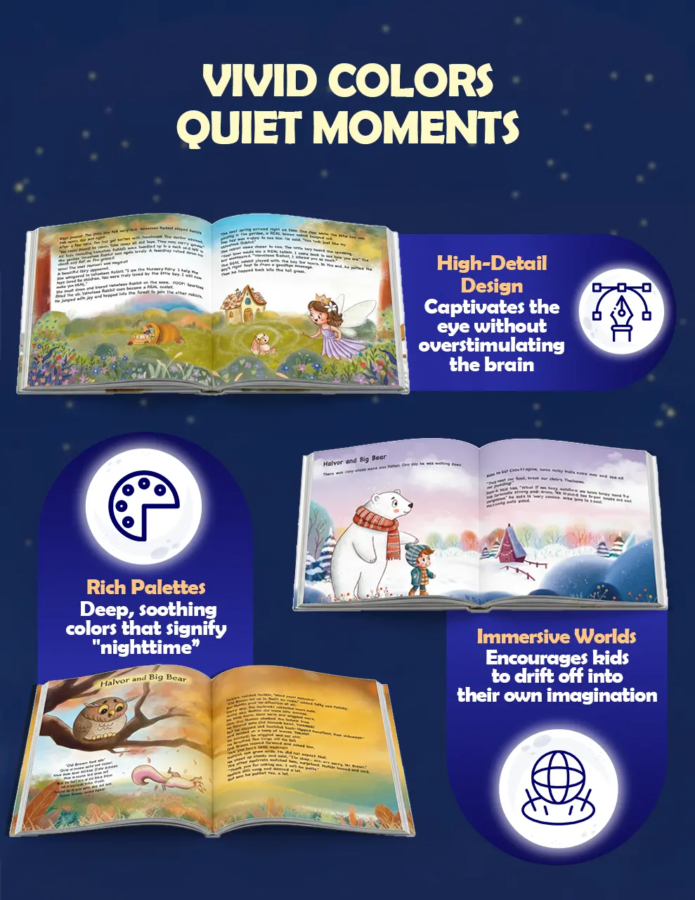 Lil Legends Bedtime Stories Set of 2 for Kids Age 3+ Years - Illustrated Bedtime Short Story Books with Colourful Pictures | Picture Books for Preschoolers 