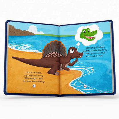 Lil Legends Padded Board Book for Kids | I am a Spinosaurus | Illustrated Dinosaur Book for Toddlers | Durable Early Learning Picture Book | Age 2–5 Years | Padded Cover Edition 